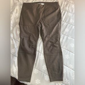 Carhartt Legging Fitted  Stretch Utility Double Knee Worked Pants in brown 1X